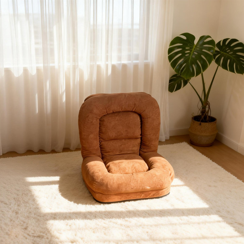 Egg tart lazy sofa, multi-segment folding