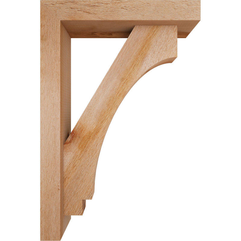 Support de bloc impérial avec entretoise décalée, 24x16, Cèdre rouge occidental de l 4 po (scié brut)