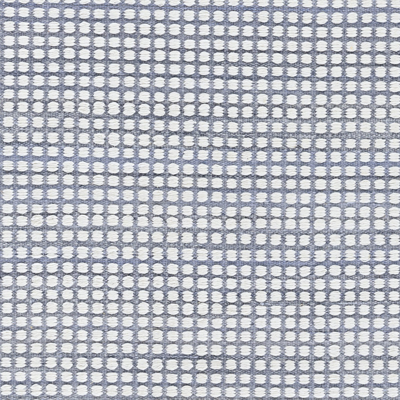 Momeni Caicos Hand Woven PET Geometric Blue Indoor Outdoor Rug 2' X 3', Rectangle 2' x 3'