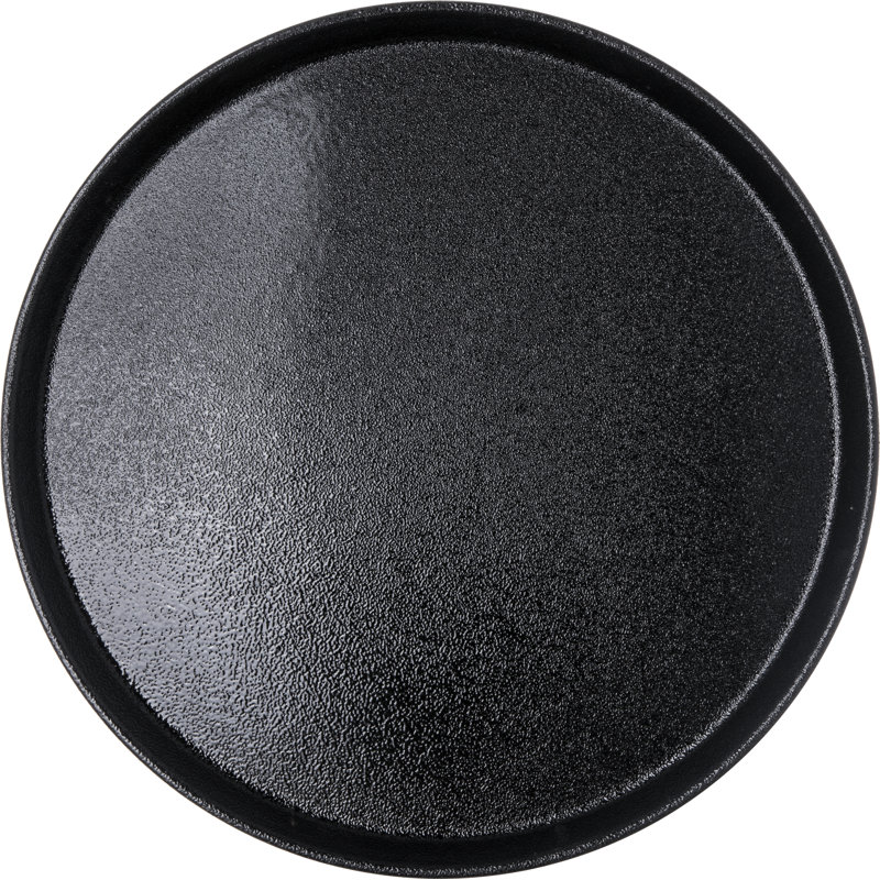 Plateau en plastique Carlisle Food Service Products, H 1 po x l 16 po x P 16 po, Noir