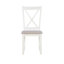 Chaise d'appoint rembourrée en bois massif Atiqa-607373663
