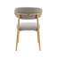 Ensemble de 2 chaises d'appoint Kacey Boucle