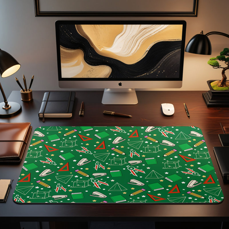 Polyester Desk Pad, 23.6x13.8