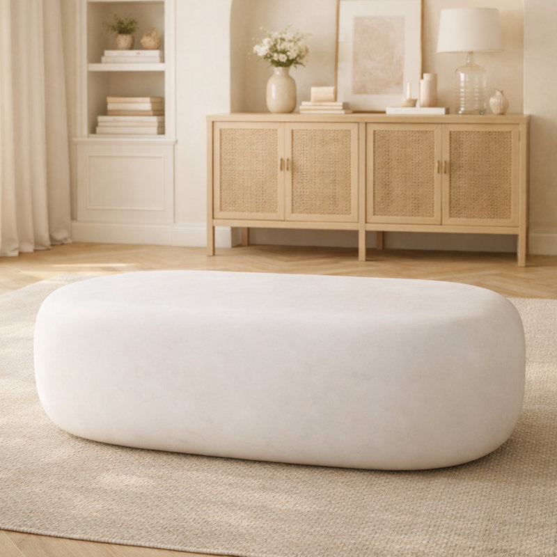 End Table with Oval Top