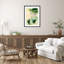 «Elphaba Minimalist Peinture 09» par Iris Lehnhardt, reproduction d'art encadrée sur bois-1088650038-1088650042