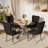 5-Piece Round Glass Dining Table Set-1522402577-1522402568-1522402575