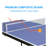 Foldable 4.5FT Table Tennis Table, Portable Ping Pong Table with MDF Playing Surface