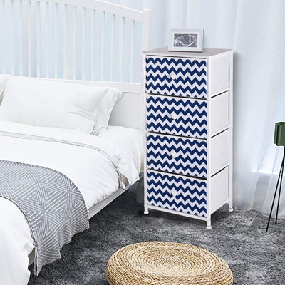 Niesha 4 Drawer Storage Drawer