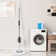 Clean Everywhere Spray Mop Kit with 360-Degree Swivel Head and Window Squeegee, White