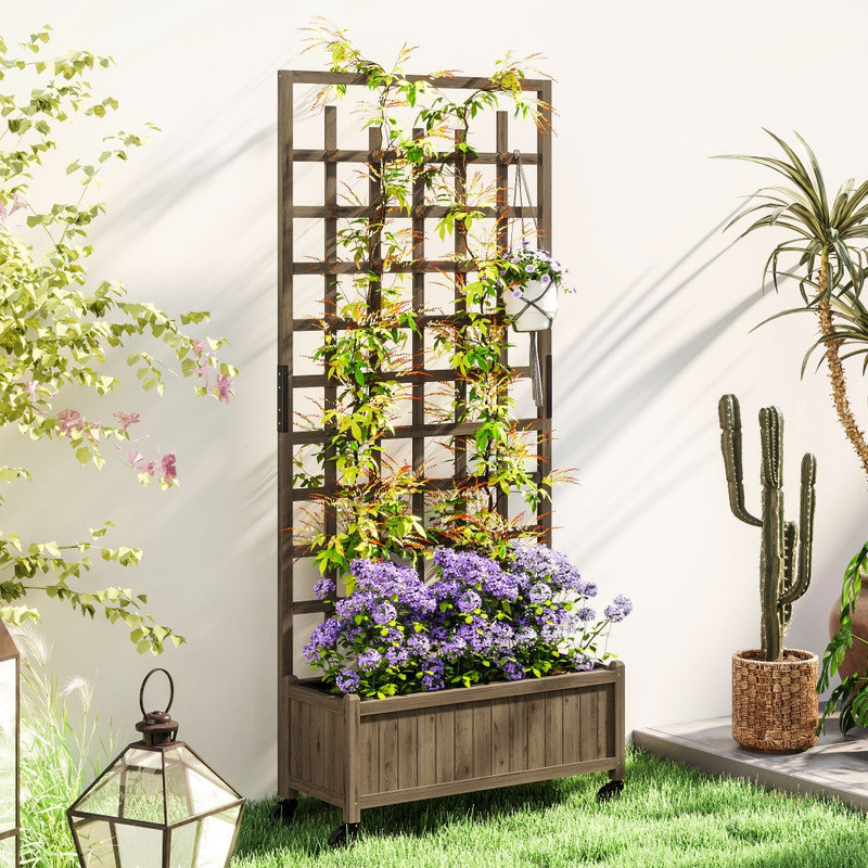 Wood Raised Garden Bed