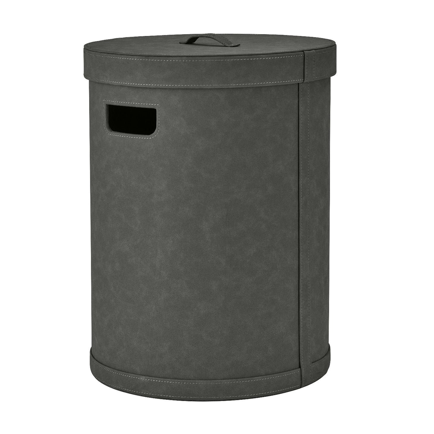 SAHLA Leather Bin, Gray, 71.2