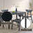 Black Finish Dining Table