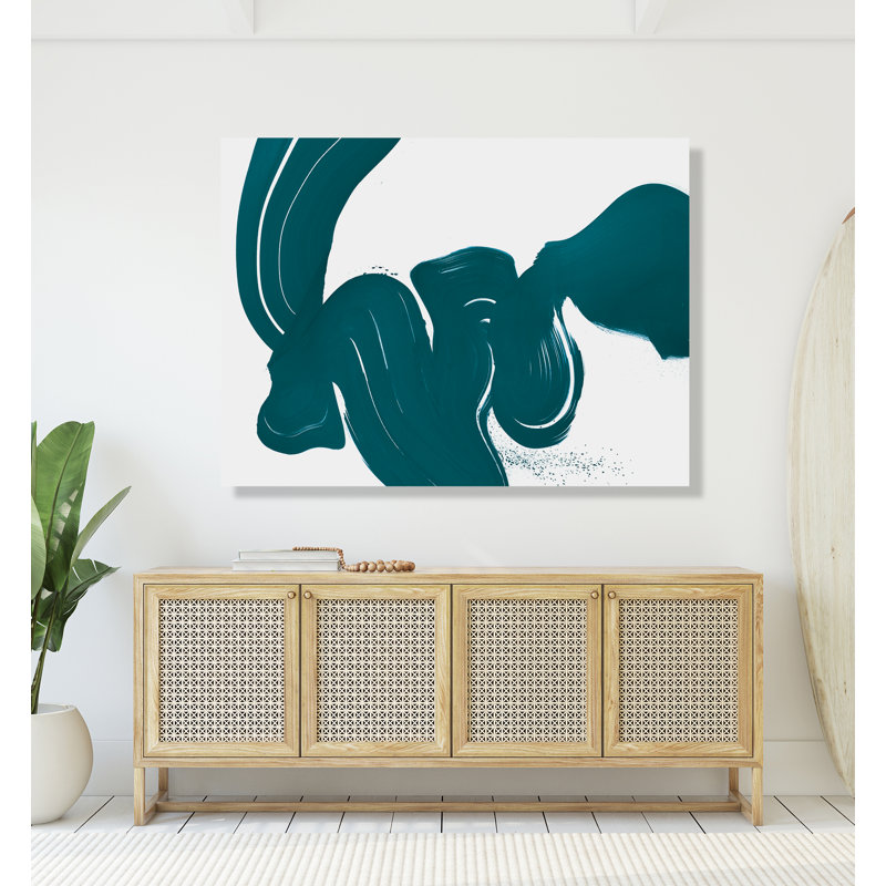 Abstract Print by John Beard, 40" H x 30" W x 2" D, Unframed