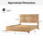 Anesty Melosia Standard Wicker Woven Bed-119461807