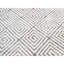 Tapis ivoire en laine noué à la main 9 pi x 12 pi à motif de clé romaine avec laine 0A0C05ED566848CFAFE84784B8E293F0