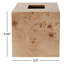 Durban Wood Tissue Box Cover
