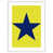 Jaune / bleu marine