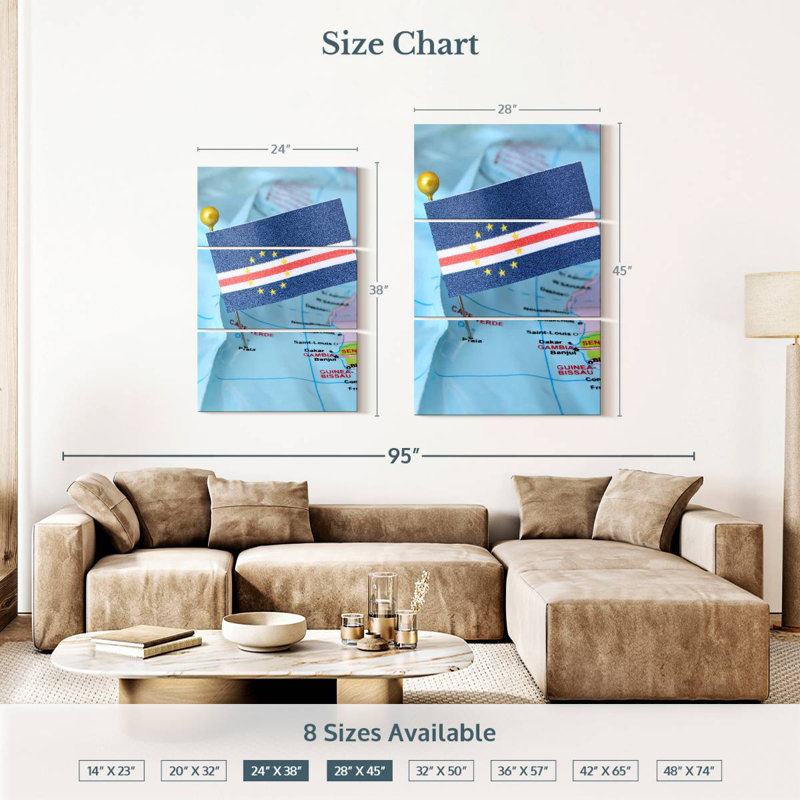 Borges Cape Verde Flag And Map