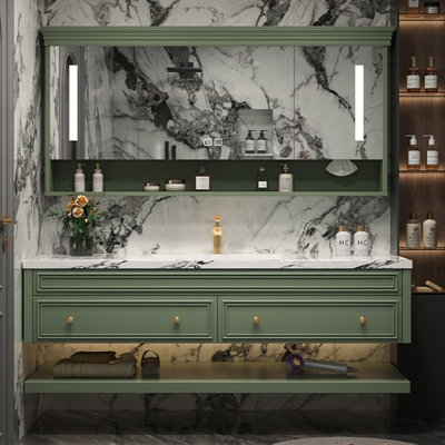 Armoire de salle de bain simple de style américain