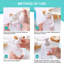 Distributeur de savon liquide en plastique 5 pièces
