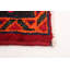 Tapis de couloir en laine noué à la main des années 1980 de conception unique 3 pi 11 po x 10 pi 6 po Tapis décoratif rouge