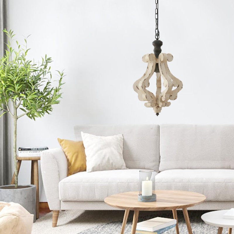 Franklintown French Country Wooden Chandelier