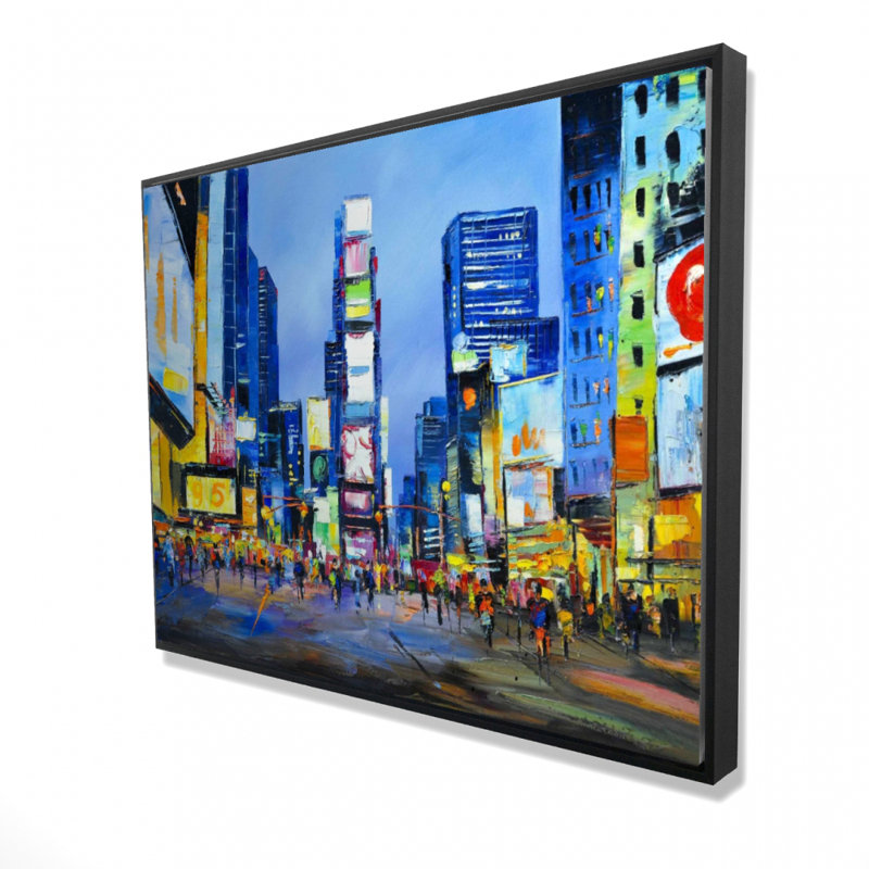 «Cityscape In Times Square», reproduction sur toile
