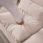 Chenille beige, L 114,5 po avec rangement réversible, ports et porte-gobelet, coussins lavables amovibles pour la maison-1645488568-1645488518
