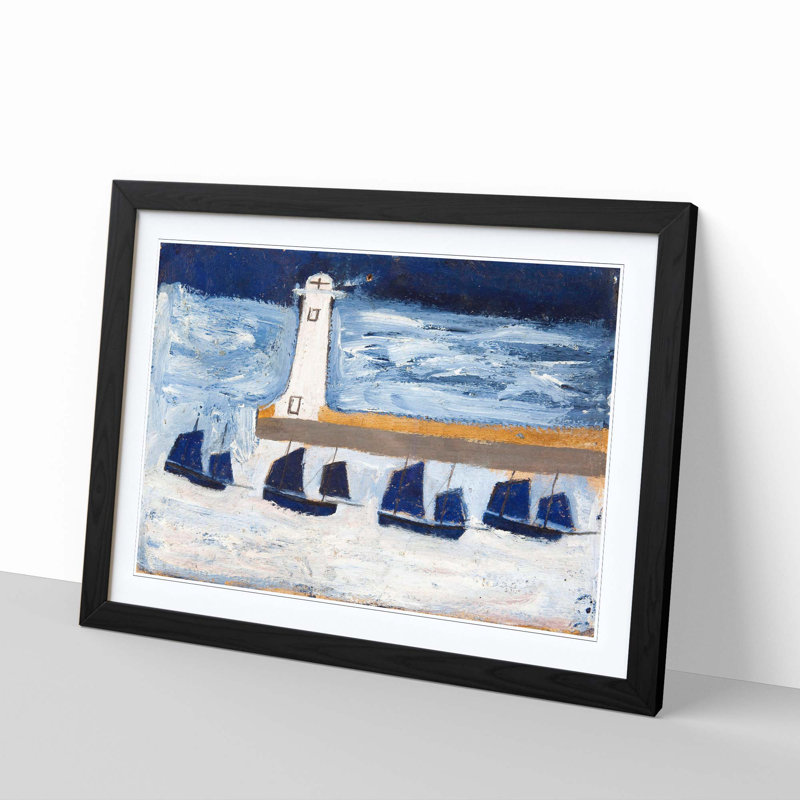 Alfred Wallis - Single Picture Frame Painting, Black