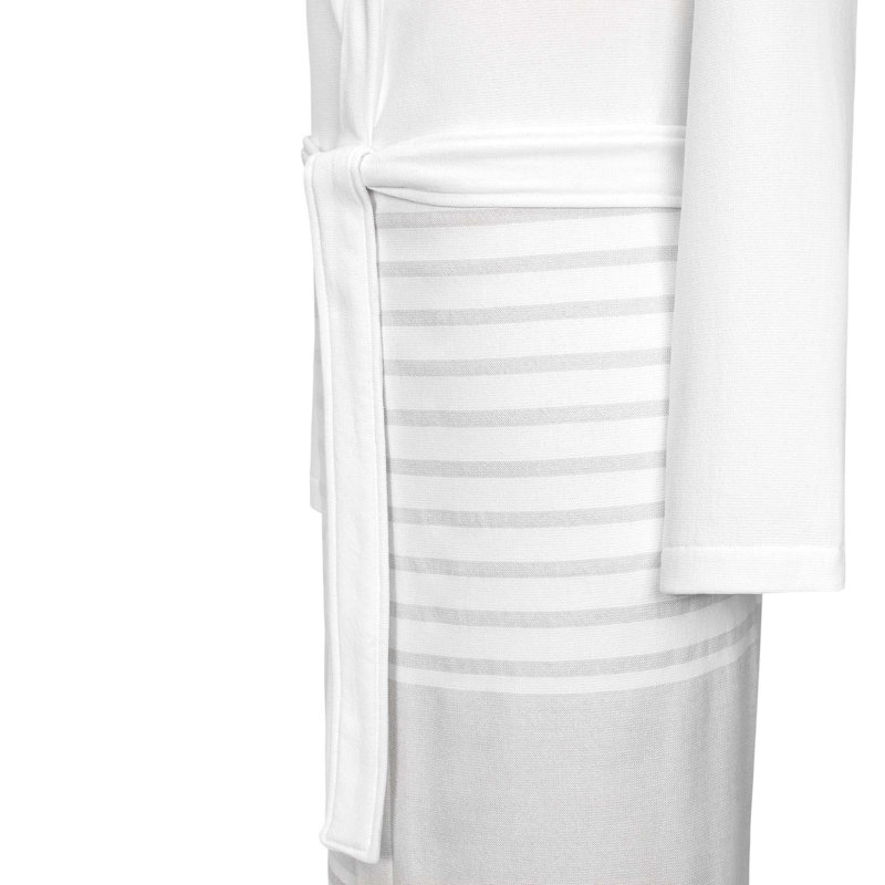 Hammam Cotton Blend Terry Cloth Bathrobe, L