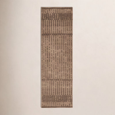 Vanna Hand-Knotted Striped Wool Rug