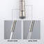 Robinet de cuisine tactile avec douchette extractible-116628574