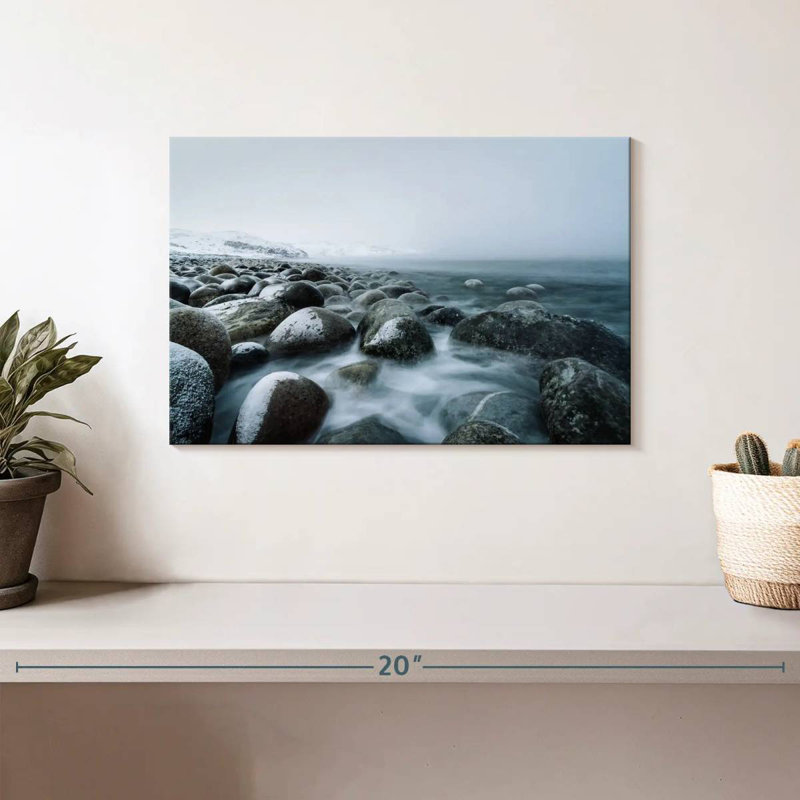Plage rocheuse Gillard Winter, H 8 po x l 12 po