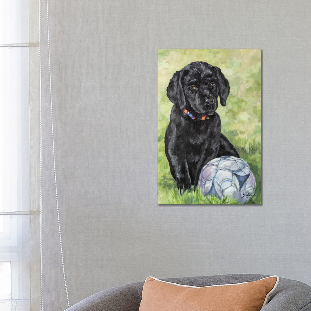 Soccer Lab von Debi Coules - Galerie-Giclée auf Leinwand