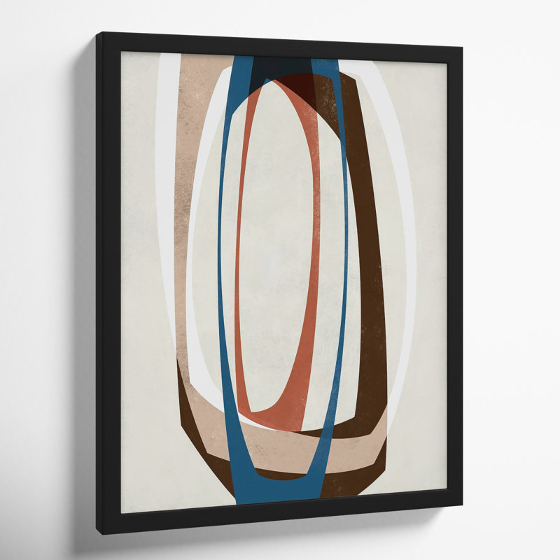 Orbit 3 by Jacques Pilon, Black Framed, 20" H x 16" W