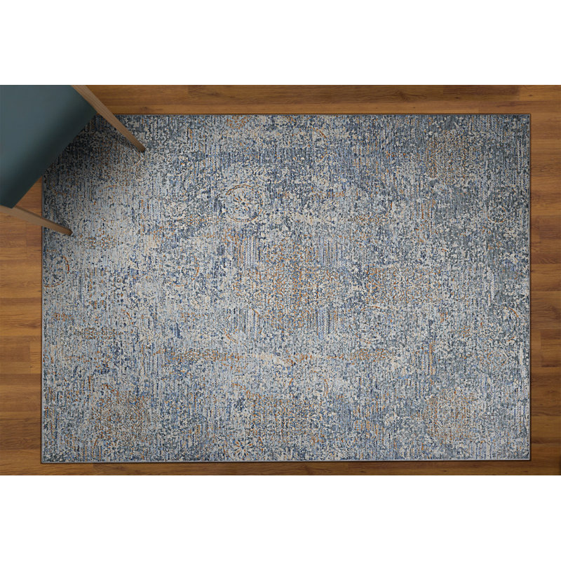 Micaden Abstract Indoor Rug, Rectangle 3'9" x 5'5"