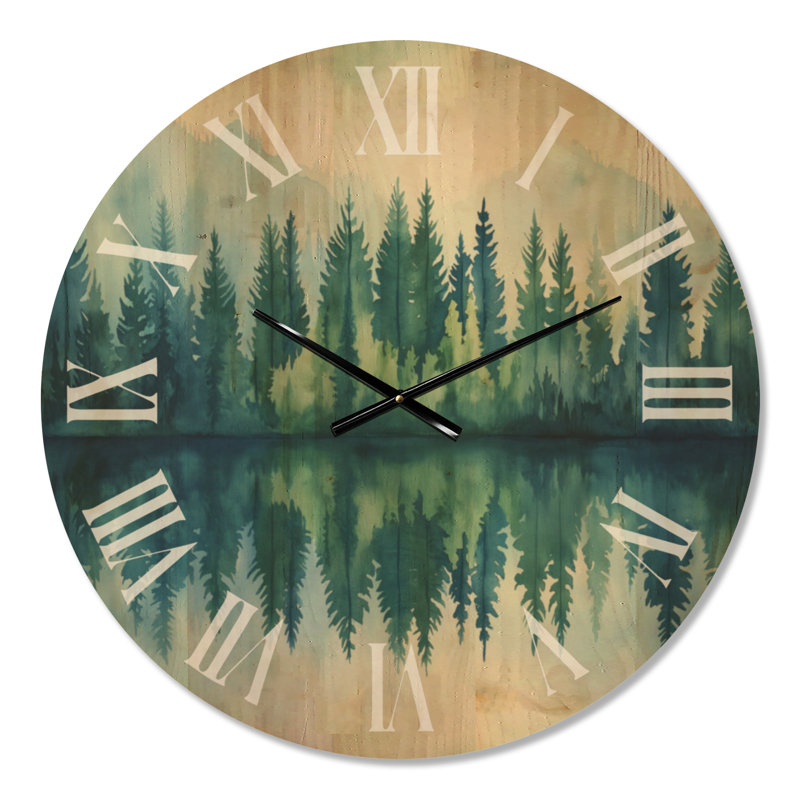 Horloge murale Woodland, Medium