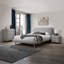 Commode 4 tiroirs Cleo, boucle grise