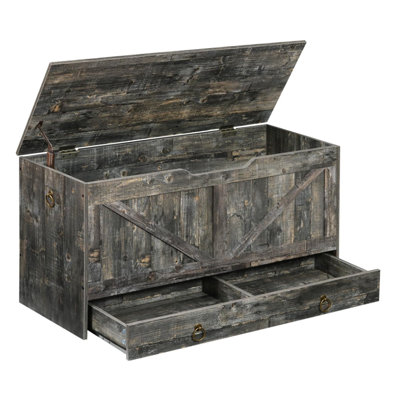 Coffre de rangement avec coffre de rangement Farmhouse