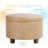 Channell Leatherette Storage Ottoman-913384617