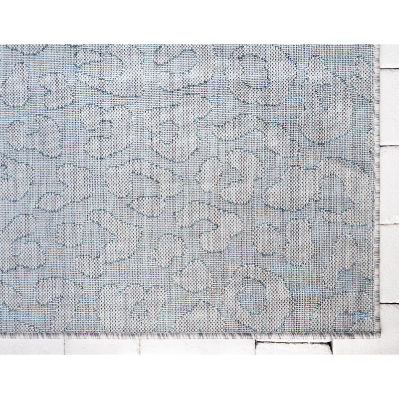Tapis d'extérieur couleur joyeuse, Rectangle 7 pi x 10 pi