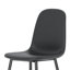 Ensemble de table et de chaises: table de salle à manger en bois aggloméré noir de 67,6 po x 35,4 po: un choix simple, luxueux et stable. Avec 8 chaises en polyuréthane noir aux lignes simples sur le dossier.-400629308-397733273