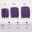 Ensemble de 3 valises extensibles Softside Valise-126941758