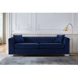 Gagnon 90.50'' Velvet Sofa