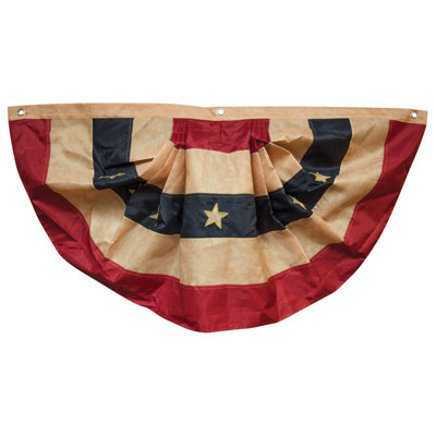 Culpeper Double Sided 25'' H x 48'' W Polyester Independence Day Bunting