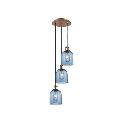 Luminaire suspendu grappe 3 lumières Odaniel