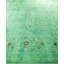 Tapis unique noué à la main Rachal - vert, 12 pi 1 po x 17 pi 10 po