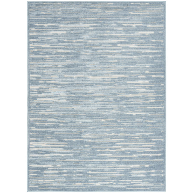 Tapis bleu 7 'x 9'