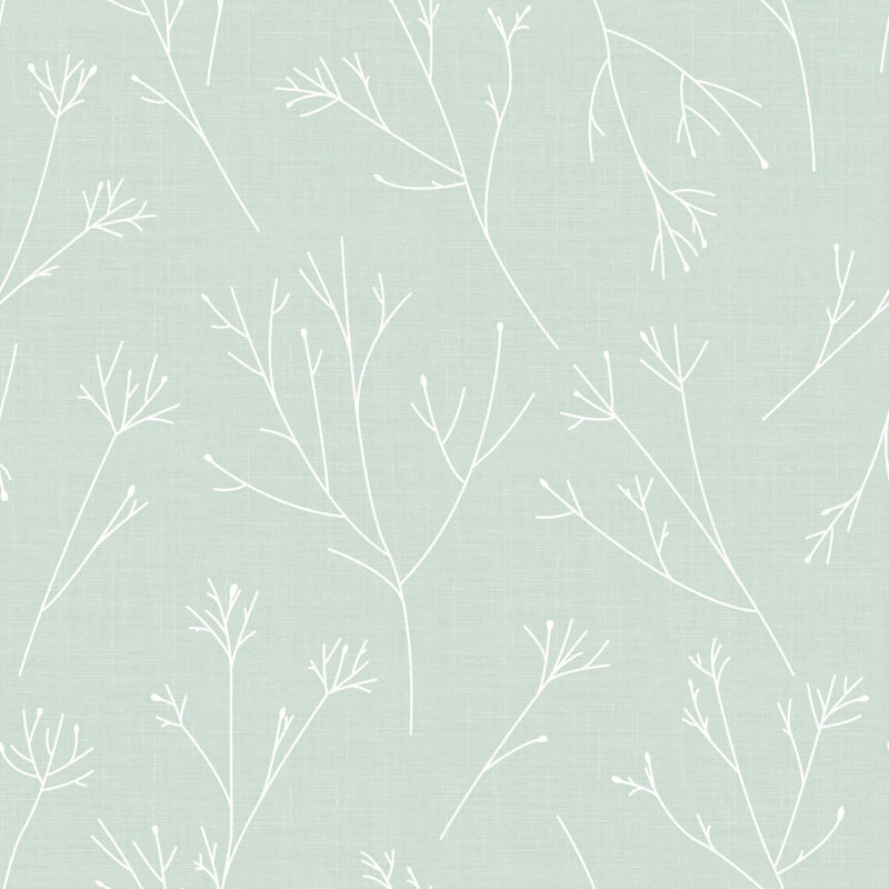 Rouleau de papier peint adhésif Alaze, Vert, L 16,5 po x l 20,5 po