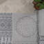 Tapis intérieur / extérieur gris / blanc / médaillon 4X6 Guros Collection-1192432804